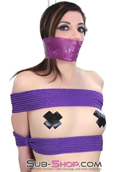 4711A      World's Best Gag Tape, Purple Tape Gags and Wraps   , Sub-Shop.com Bondage and Fetish Superstore