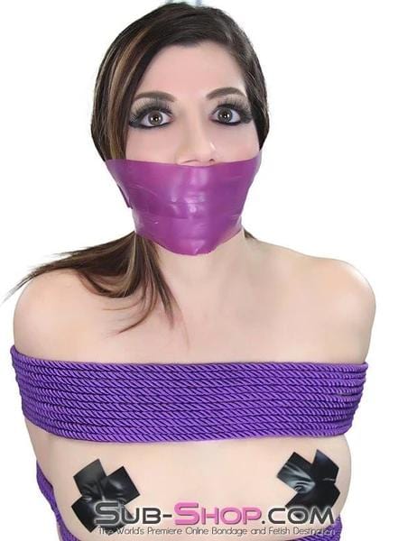 4711A      World's Best Gag Tape, Purple Tape Gags and Wraps   , Sub-Shop.com Bondage and Fetish Superstore
