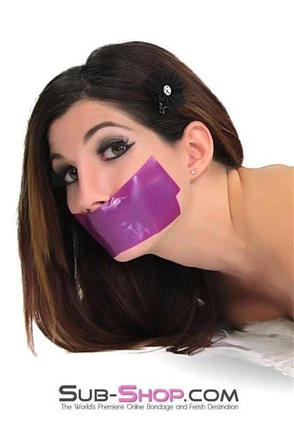 4711A      World's Best Gag Tape, Purple Tape Gags and Wraps   , Sub-Shop.com Bondage and Fetish Superstore