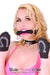 4716RS      Silicone Bit Gag with Leash Reins Set - LAST CHANCE - Final Closeout! MEGA Deal   , Sub-Shop.com Bondage and Fetish Superstore