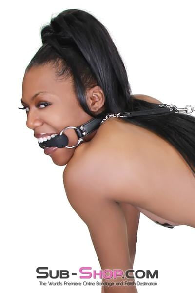 4716RS      Silicone Bit Gag with Leash Reins Set Gags   , Sub-Shop.com Bondage and Fetish Superstore