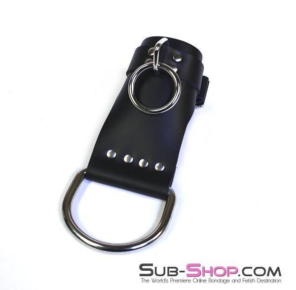 4729A      Suspension Bondage Leather Wrist Cuffs Wrist and Ankle Bondage   , Sub-Shop.com Bondage and Fetish Superstore