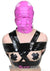 4731RS-SIS      Hot Pink Deep Throat Sissy Fantasy Locking Full Hood with Removable Blindfold and 4” Penis Gag Sissy   , Sub-Shop.com Bondage and Fetish Superstore