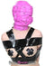 4731RS-SIS      Hot Pink Deep Throat Sissy Fantasy Locking Full Hood with Removable Blindfold and 4” Penis Gag Sissy   , Sub-Shop.com Bondage and Fetish Superstore