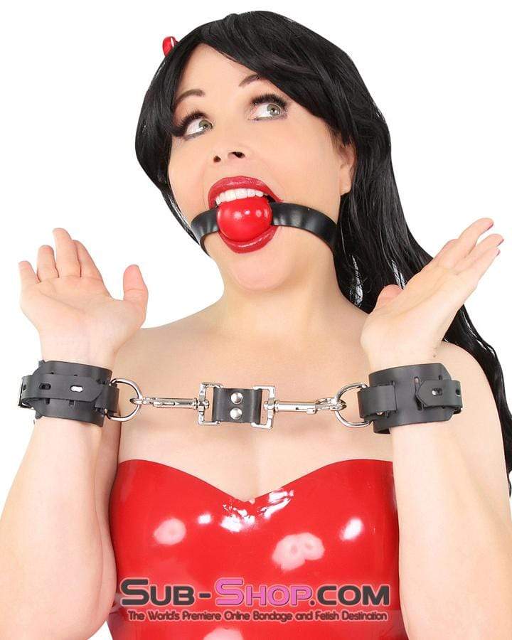 4733A      Short Leather Snap Hook Connector Connectors   , Sub-Shop.com Bondage and Fetish Superstore