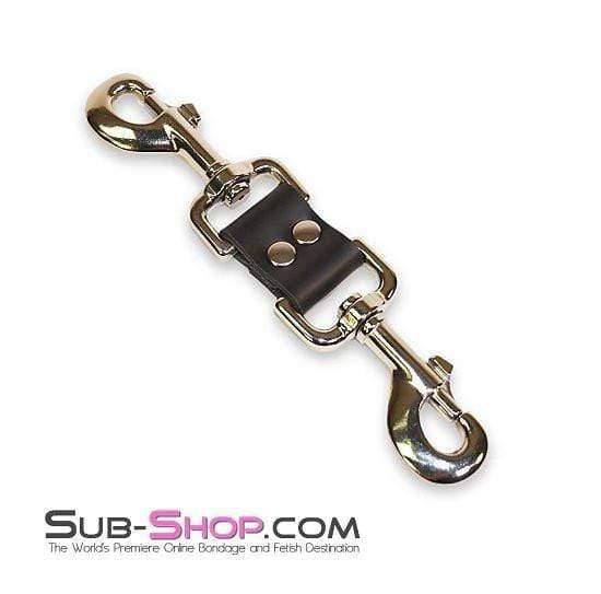 4733A      Short Leather Snap Hook Connector Connectors   , Sub-Shop.com Bondage and Fetish Superstore