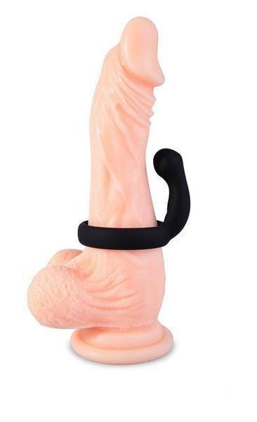 4734M      Silicone Cock Ring with Clit Stimulator Cock Ring   , Sub-Shop.com Bondage and Fetish Superstore