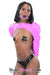 4739RS-SIS      Hot Pink Sissy Zippered Open Breast Armbinder Top Sissy   , Sub-Shop.com Bondage and Fetish Superstore
