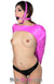 4739RS-SIS      Hot Pink Sissy Zippered Open Breast Armbinder Top Sissy   , Sub-Shop.com Bondage and Fetish Superstore