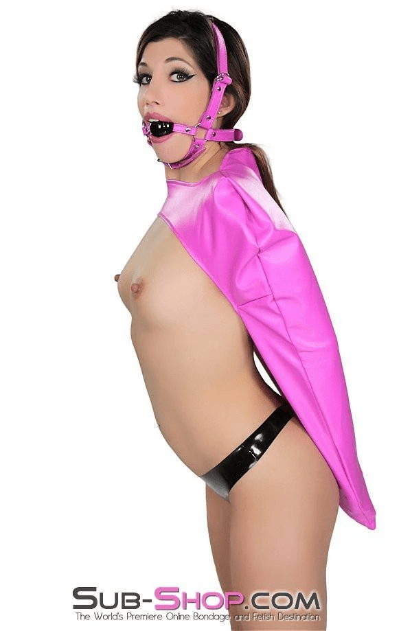 4739RS      Hot Pink Zippered Open Breast Armbinder Top Armbinder   , Sub-Shop.com Bondage and Fetish Superstore