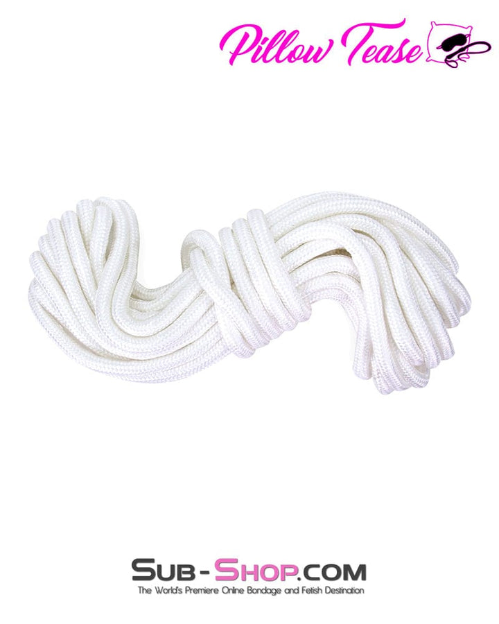 4740M      <b>BOGO!</b> Premium Braided White Nylon Bondage Rope Rope   , Sub-Shop.com Bondage and Fetish Superstore