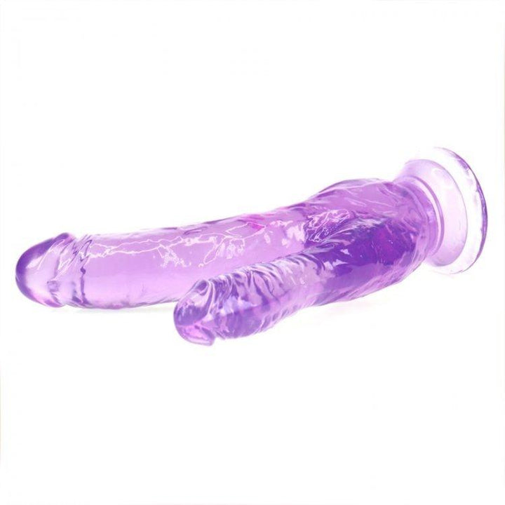4747M      Double The Fun Purple Realistic Double Penetration Dildo Dildo   , Sub-Shop.com Bondage and Fetish Superstore