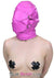 4748RS-SIS      Sissy Hot Pink Full Bondage Hood with Ball Gag and Removable Blindfold and Gag Covers Sissy   , Sub-Shop.com Bondage and Fetish Superstore