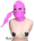4748RS-SIS      Sissy Hot Pink Full Bondage Hood with Ball Gag and Removable Blindfold and Gag Covers Sissy   , Sub-Shop.com Bondage and Fetish Superstore