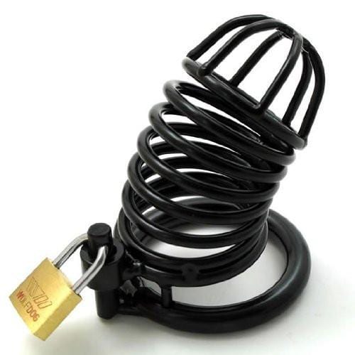 4749HS      Cock Blocker Black Anodized Steel Male Chasity Chastity   , Sub-Shop.com Bondage and Fetish Superstore