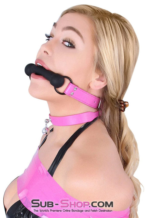 4760RS      Hot To Trot Hot Pink Pony Up Rubber Comfort Bit Gag Gags   , Sub-Shop.com Bondage and Fetish Superstore
