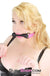 4760RS-SIS      Hot To Trot Sissy Hot Pink Pony Up Rubber Comfort Bit Gag Sissy   , Sub-Shop.com Bondage and Fetish Superstore