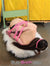4781A      Hot Pink Leather Buckling Bondage Straps - 5 Sizes! Straps   , Sub-Shop.com Bondage and Fetish Superstore