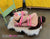 4781A      Hot Pink Leather Buckling Bondage Straps - 5 Sizes! Straps   , Sub-Shop.com Bondage and Fetish Superstore