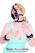 4784A      Deluxe Locking Rubber Bound Wrist Cuffs Wrist and Ankle Bondage   , Sub-Shop.com Bondage and Fetish Superstore
