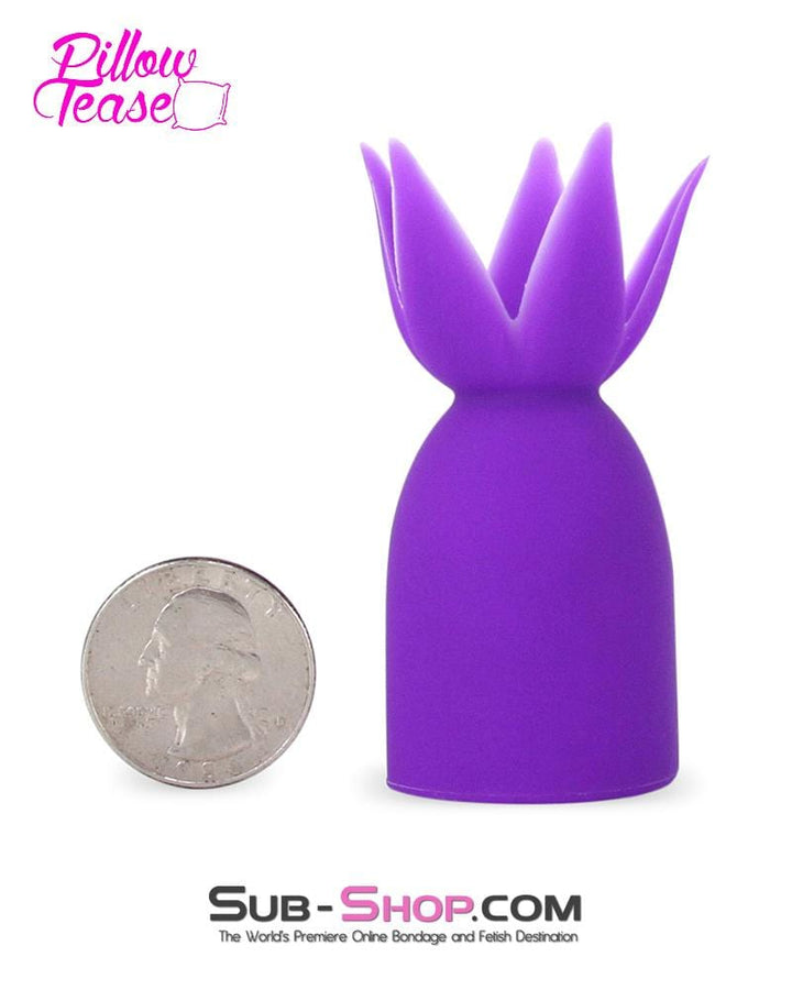 0487E      Purple Mini Wand Flower Tickler Tip Attachment - LAST CHANCE - Final Closeout! MEGA Deal   , Sub-Shop.com Bondage and Fetish Superstore