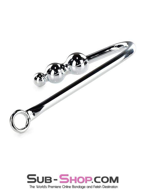 0500HS-SIS      Slut Training Steel Graduated Ball Tip Vaginal or Anal Hook with Tie Ring Sissy   , Sub-Shop.com Bondage and Fetish Superstore