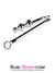 0500HS-SIS      Slut Training Steel Graduated Ball Tip Vaginal or Anal Hook with Tie Ring Sissy   , Sub-Shop.com Bondage and Fetish Superstore