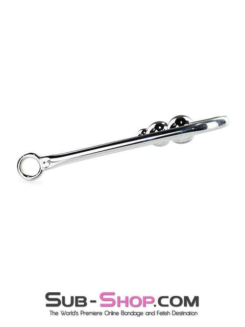 0500HS-SIS      Slut Training Steel Graduated Ball Tip Vaginal or Anal Hook with Tie Ring Sissy   , Sub-Shop.com Bondage and Fetish Superstore