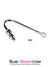 0500HS-SIS      Slut Training Steel Graduated Ball Tip Vaginal or Anal Hook with Tie Ring Sissy   , Sub-Shop.com Bondage and Fetish Superstore