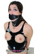 0553A      Dungeon Slave Black Leather Extreme Posture Collar Collar   , Sub-Shop.com Bondage and Fetish Superstore