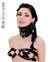 0553A      Dungeon Slave Black Leather Extreme Posture Collar Collar   , Sub-Shop.com Bondage and Fetish Superstore