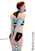 5706A      Locking Bondage Straps, Diamond Blue Leather - 4 Sizes! Straps   , Sub-Shop.com Bondage and Fetish Superstore