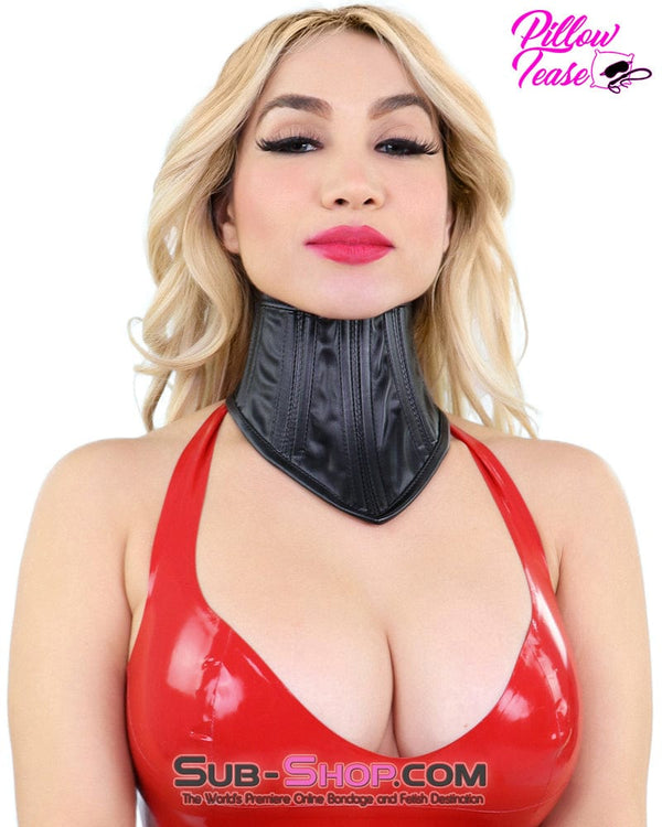 5708DL      Neck Corset Posture Training Slave Bondage Collar Collar   , Sub-Shop.com Bondage and Fetish Superstore