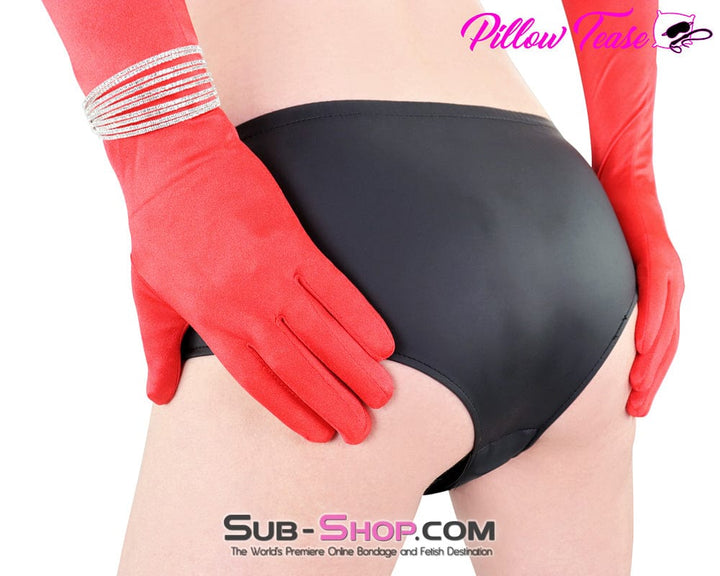 5723M-SIS      Sissy Boi Leather Look 4 Feminization Way Stretch Silicone Butt Plug Sexy Man Panties Sissy   , Sub-Shop.com Bondage and Fetish Superstore