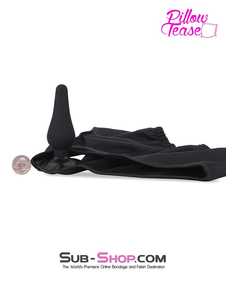 5723M-SIS      Sissy Boi Leather Look 4 Feminization Way Stretch Silicone Butt Plug Sexy Man Panties Sissy   , Sub-Shop.com Bondage and Fetish Superstore