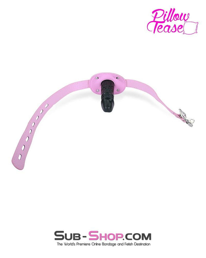 5731RS-SIS      Sissy Boi Princess Pink Kinky Mistress Deep Throat Trainer Locking 4" Penis Gag Sissy   , Sub-Shop.com Bondage and Fetish Superstore