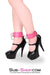 5734A      Kept Woman Locking Hot Pink Leather Bondage Ankle Cuffs - LAST CHANCE - Final Closeout! MEGA Deal   , Sub-Shop.com Bondage and Fetish Superstore