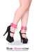 5734A      Kept Woman Locking Hot Pink Leather Bondage Ankle Cuffs - LAST CHANCE - Final Closeout! MEGA Deal   , Sub-Shop.com Bondage and Fetish Superstore
