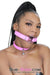 5735RS      Hot Pink Strap Ring Gag - LAST CHANCE - Final Closeout! Black Friday Blowout   , Sub-Shop.com Bondage and Fetish Superstore