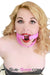 5735RS      Hot Pink Strap Ring Gag - LAST CHANCE - Final Closeout! Black Friday Blowout   , Sub-Shop.com Bondage and Fetish Superstore