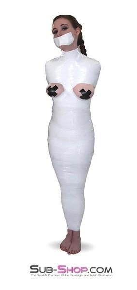 5740A      1,000 ft. Erotic Bondage Fantasy Wrap, White Tape Gags and Wraps   , Sub-Shop.com Bondage and Fetish Superstore