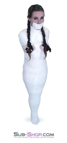 5740A      1,000 ft. Erotic Bondage Fantasy Wrap, White Tape Gags and Wraps   , Sub-Shop.com Bondage and Fetish Superstore