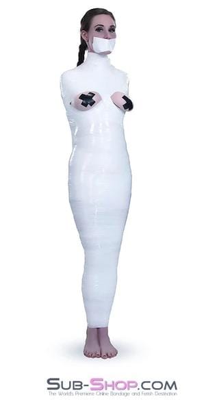 5740A      1,000 ft. Erotic Bondage Fantasy Wrap, White Tape Gags and Wraps   , Sub-Shop.com Bondage and Fetish Superstore