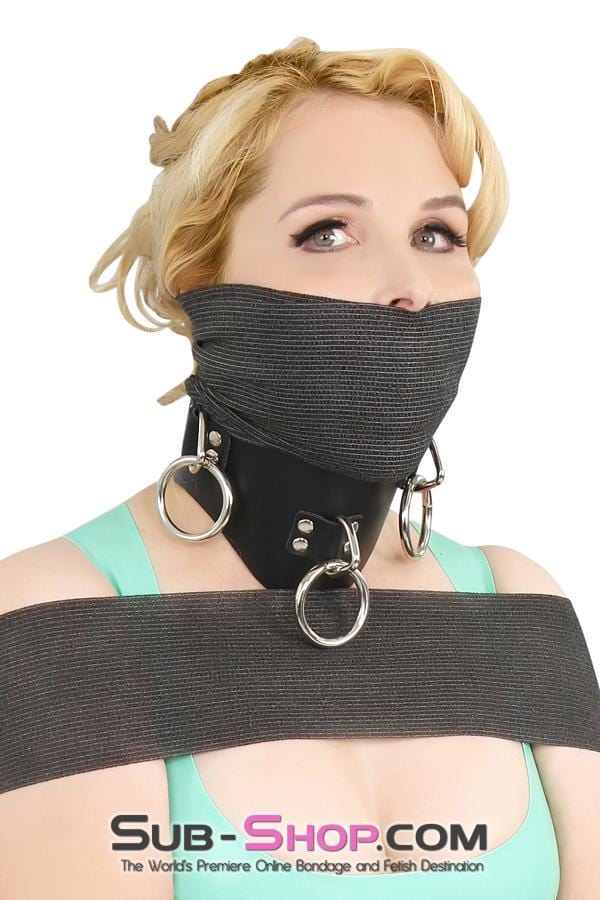5745A-GAG      Wrap-Sure Self Adhesive Bondage Wrap, Black - MEGA Deal MEGA Deal   , Sub-Shop.com Bondage and Fetish Superstore