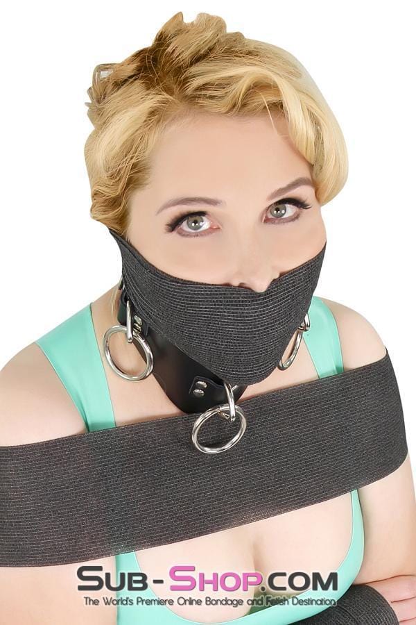 5745A-GAG      Wrap-Sure Self Adhesive Bondage Wrap, Black - MEGA Deal MEGA Deal   , Sub-Shop.com Bondage and Fetish Superstore