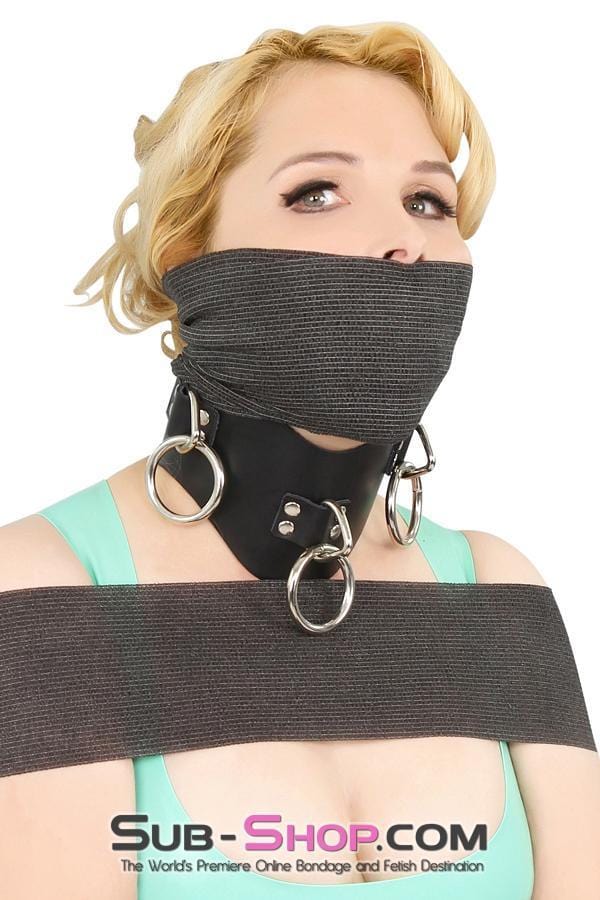 5745A-GAG      Wrap-Sure Self Adhesive Bondage Wrap, Black - MEGA Deal MEGA Deal   , Sub-Shop.com Bondage and Fetish Superstore