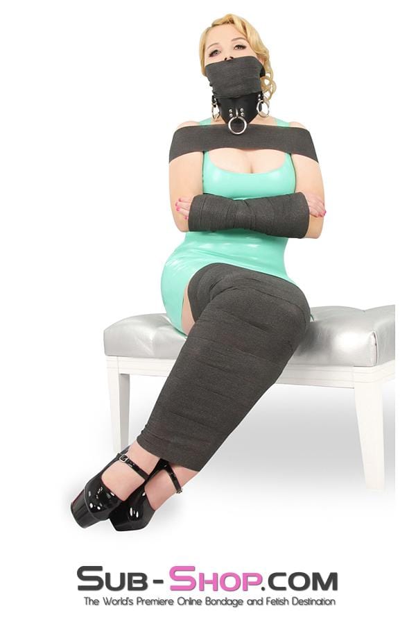 5745A      Wrap-Sure Self Adhesive Bondage and Gag Wrap, Black - MEGA Deal MEGA Deal   , Sub-Shop.com Bondage and Fetish Superstore