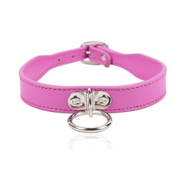 5751RS     Hot Under the Collar Dainty Ring Bondage Collar Collar   , Sub-Shop.com Bondage and Fetish Superstore