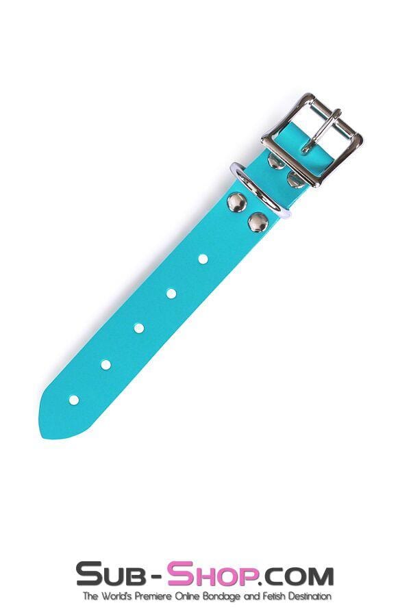 5753A      Bondage Gear Extender Strap, Diamond Blue Leather Straps   , Sub-Shop.com Bondage and Fetish Superstore