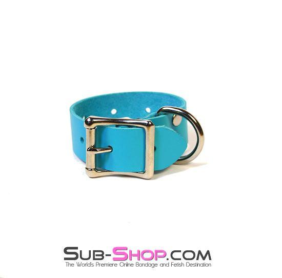 5702A      Buckling Bondage Straps, Diamond Blue Leather - 5 Sizes! Straps   , Sub-Shop.com Bondage and Fetish Superstore